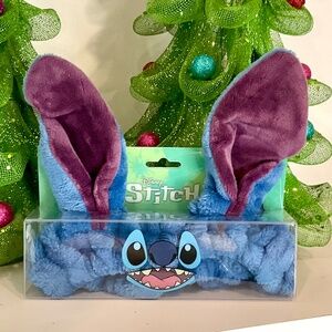 Stitch Disney Plush Spa Headband w/Stitch